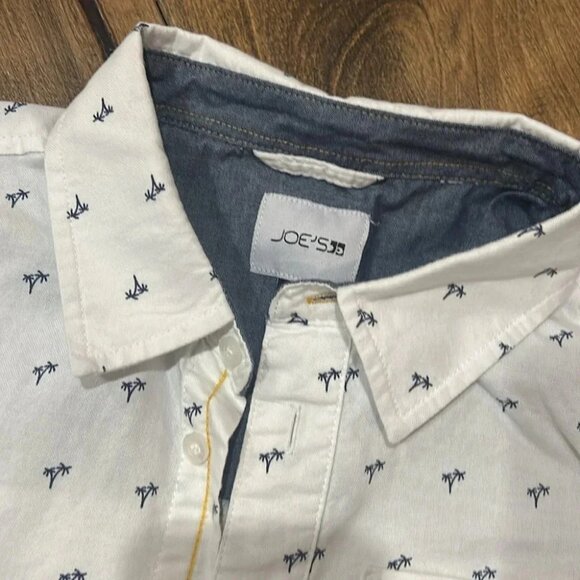 Joes Boys Palm tree short sleeve dress shirt | Size 14 - Picture 3 of 3